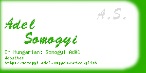 adel somogyi business card